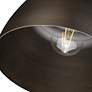 5_Holmes 9" Wide Rubbed Bronze Metal Ceiling Light more views