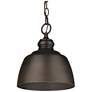 2_Holmes 9" Wide Rubbed Bronze Mini Pendant