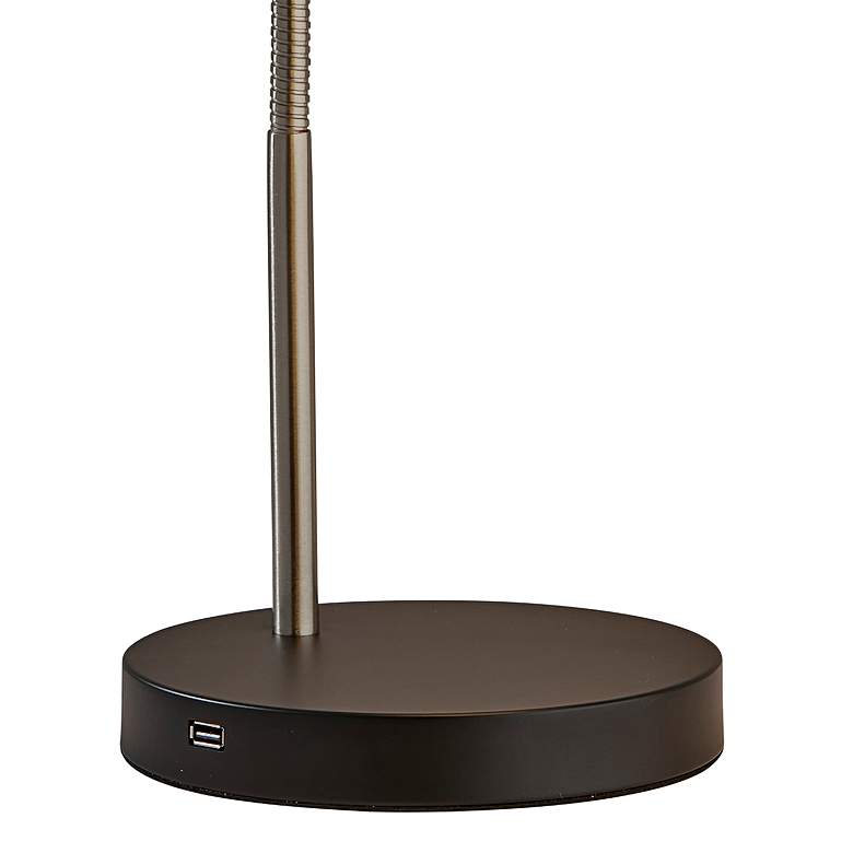 Image 4 Holmes Brushed Steel LED Desk Lamp with Smart Switch more views