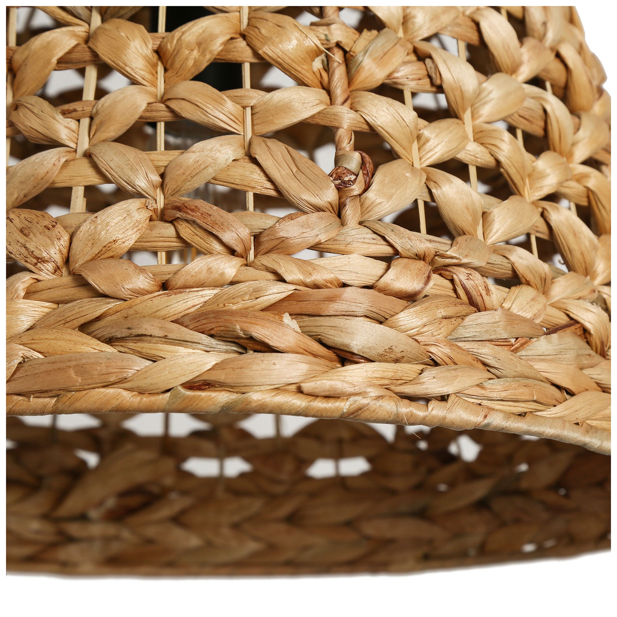 Holophankton 1-Light Rattan Pendant Light