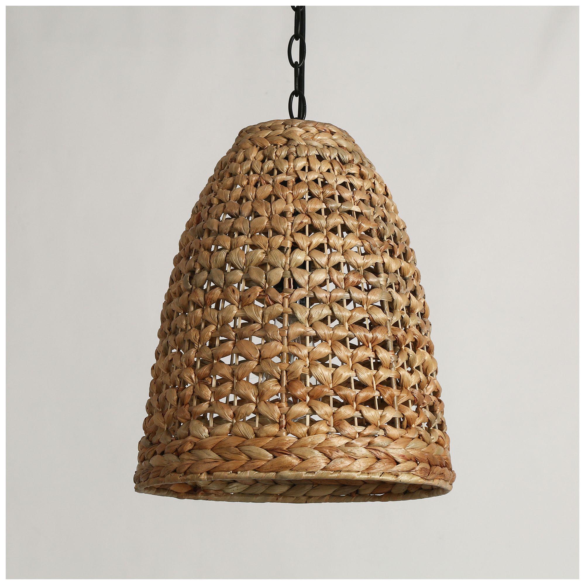 Image 3 Holophankton 1-Light Rattan Pendant Light more views