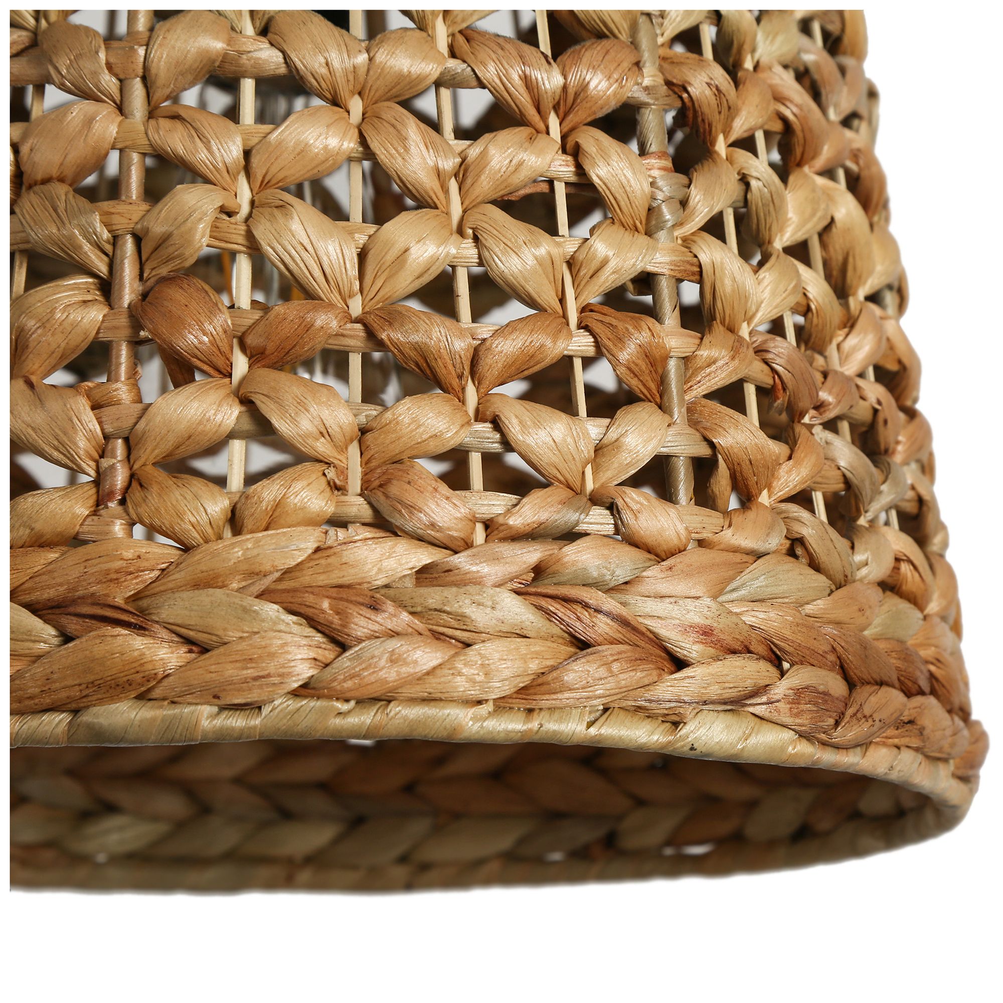 Holophankton 1-Light Rattan Pendant Light