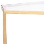 2_Holt 25" Wide Gold Leaf Hexagon 2-Level Accent Table more views