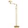 Holtkoetter Alabaster Shade Adjustable Swing Arm Floor Lamp