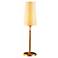 Holtkoetter Antique Brass Table Lamp with Slim Kupfer Shade