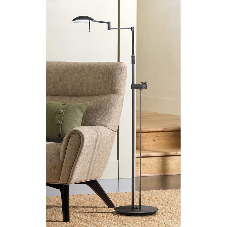 Image 1 Holtkoetter Bernie Series Bronze Finish LED Floor Lamp