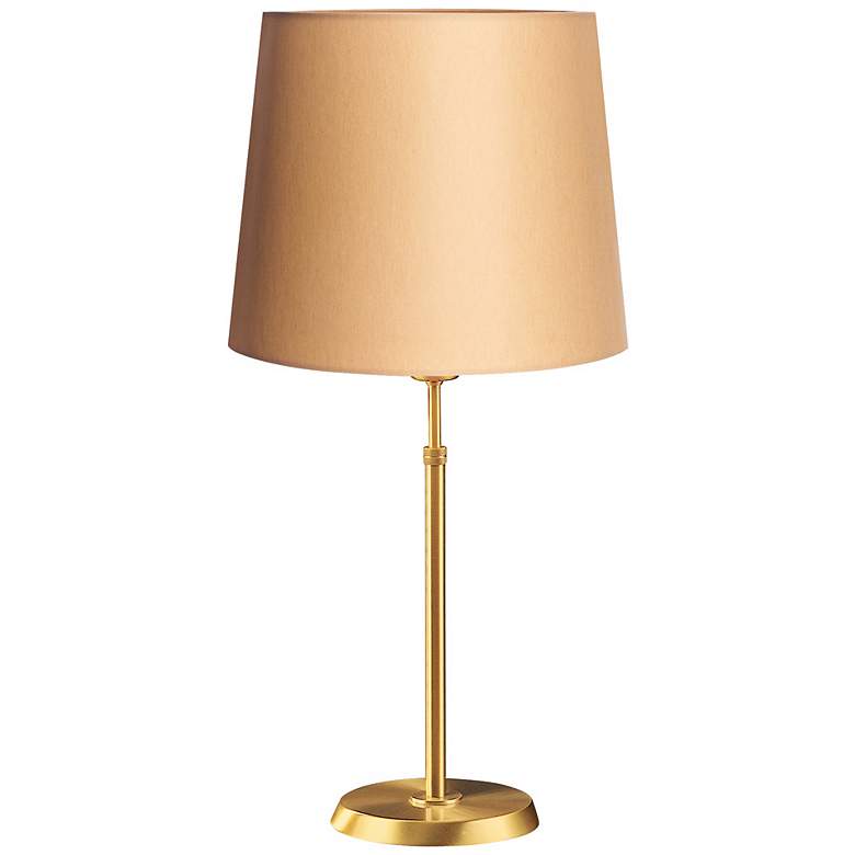 Image 1 Holtkoetter Brushed Brass Lamp with Kupfer Shade