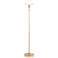Holtkoetter Brushed Brass True White Floor Lamp