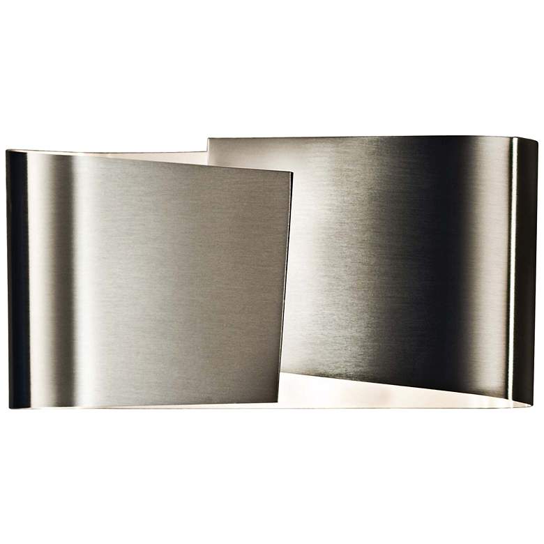 Image 1 Holtkoetter Filia 4" High Stainless Steel Wall Sconce