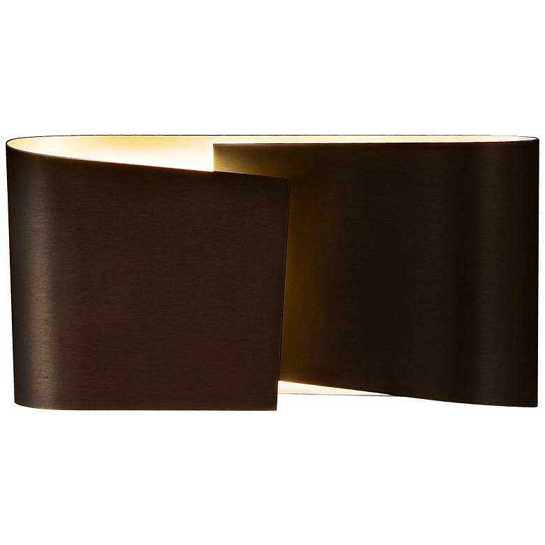 Image 1 Holtkoetter Filia Old Bronze 4 inch High Wall Sconce