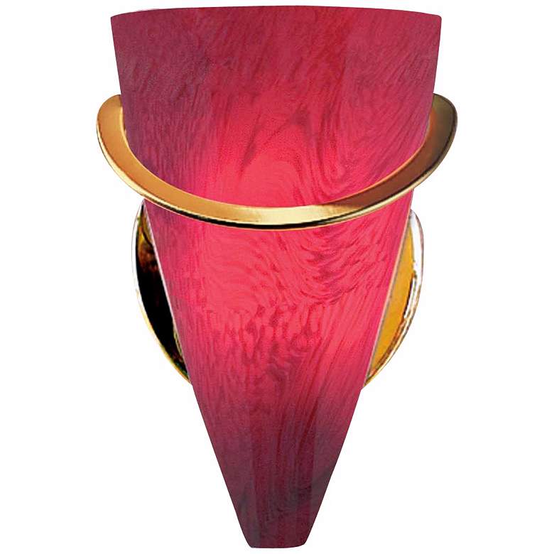Image 1 Holtkoetter Magma Red ADA Cone Wall Sconce