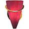 Holtkoetter Magma Red ADA Cone Wall Sconce