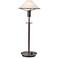Holtkoetter Old Bronze Brass Alabaster White Glass Desk Lamp