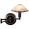 Holtkoetter Old Bronze Halogen Swing Arm Wall Lamp