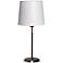 Holtkoetter Olde Bronze Lamp with Satin White Shade
