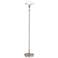 Holtkoetter Satin Nickel and Alabaster White Floor Lamp