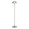Holtkoetter Satin Nickel Cone Shade Floor Lamp