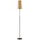 Holtkoetter Satin Nickel Narrow Kupfer Shade Floor Lamp