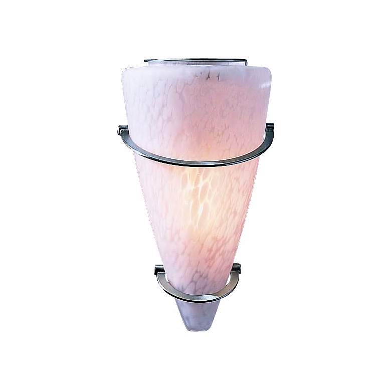 Image 1 Holtkoetter Schaum Glass 11 &#189;&#8221; High Cone Wall Sconce