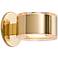 Holtkoetter Up-Down 5 1/4" Wide Polished Brass Wall Sconce