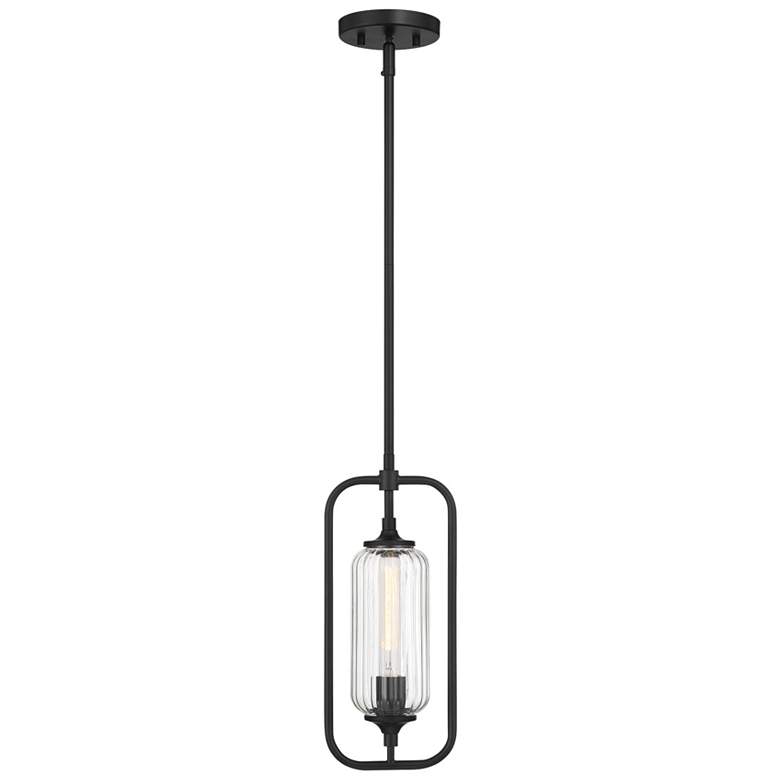 Image 1 Holton 1-Light Mini-Pendant in Matte Black