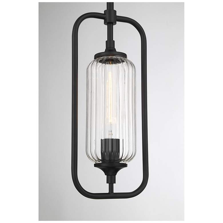 Image 6 Holton 1-Light Mini-Pendant in Matte Black more views