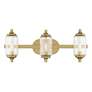 2_Holton 3-Light Bathroom Vanity Light in Warm Brass more views
