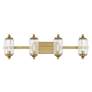 2_Holton 4-Light Bathroom Vanity Light in Warm Brass more views