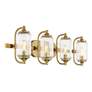 4_Holton 4-Light Bathroom Vanity Light in Warm Brass more views