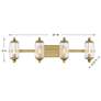 6_Holton 4-Light Bathroom Vanity Light in Warm Brass more views