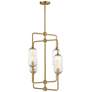 Thumbnail4 of Holton 4-Light Chandelier in Warm Brass more views
