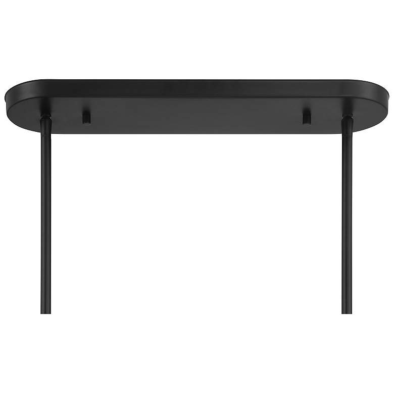 Image 6 Holton 6-Light Linear Chandelier in Matte Black more views