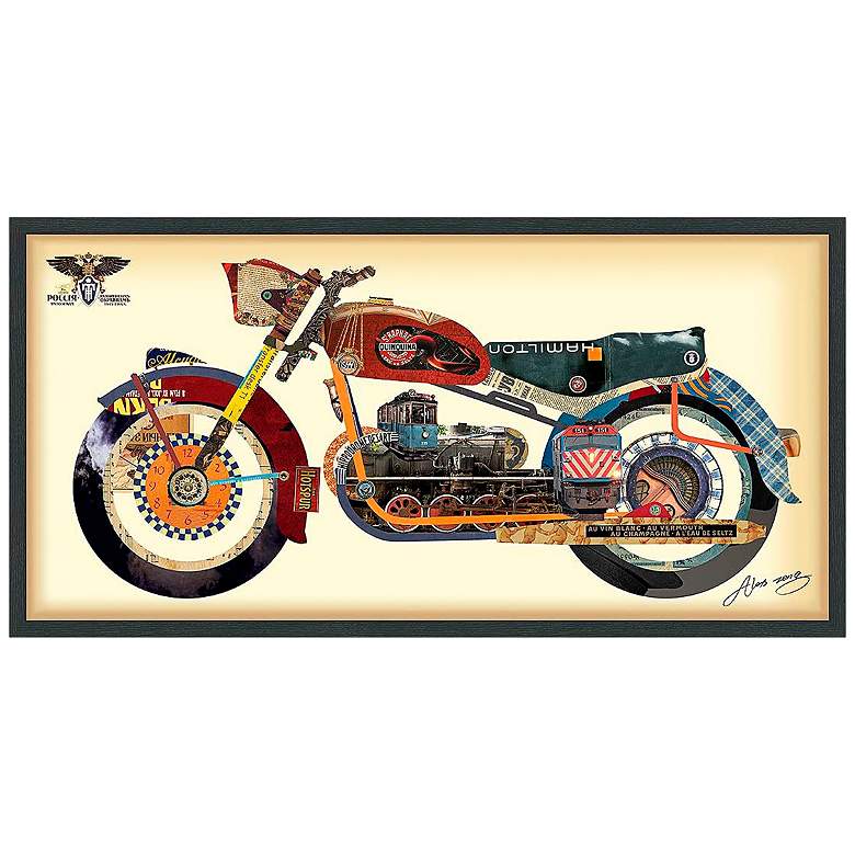 Image 1 Holy Harley 48" Wide Dimensional Collage Framed Wall Art