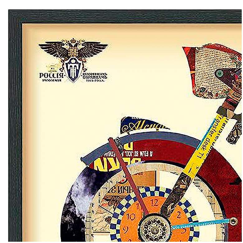 Image 2 Holy Harley 48" Wide Dimensional Collage Framed Wall Art more views