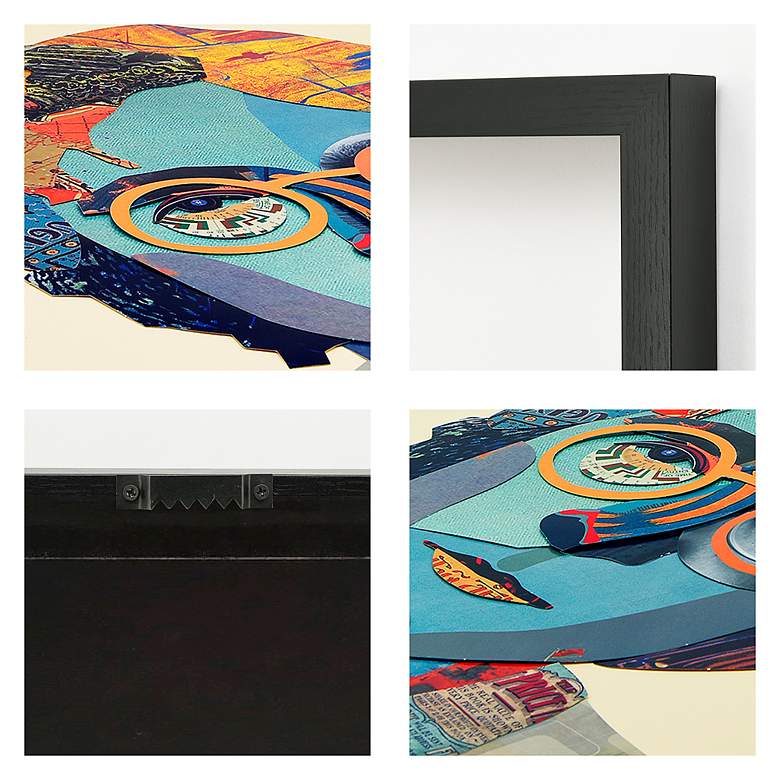 Image 3 Homage to John 25" High Dimensional Collage Framed Wall Art more views
