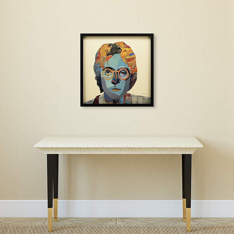Image 5 Homage to John 25" High Dimensional Collage Framed Wall Art more views