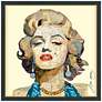 Homage to Marilyn 25" High Collage Framed Wall Art