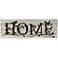 Home 30" Wide Wood Wall Plaque