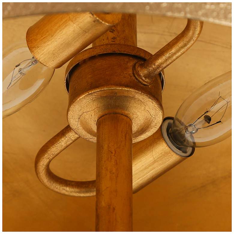 Image 3 Home Anglel Hecatonimos 25 1/2" Black with Gold Dome Modern Table Lamp more views