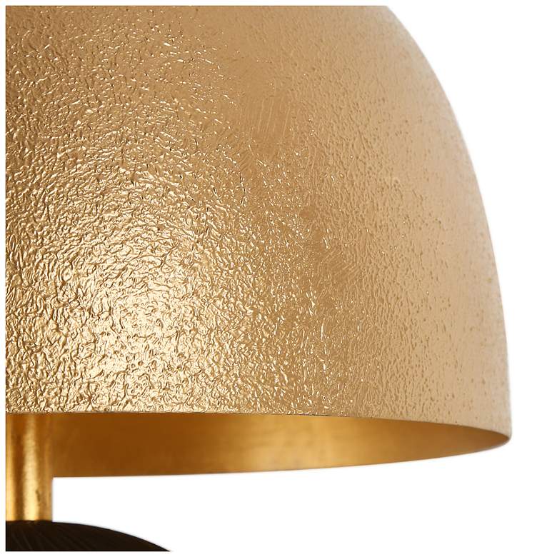Image 4 Home Anglel Hecatonimos 25 1/2" Black with Gold Dome Modern Table Lamp more views