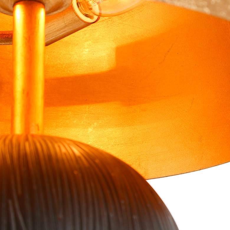 Image 6 Home Anglel Hecatonimos 25 1/2" Black with Gold Dome Modern Table Lamp more views