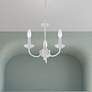 1_Home Basics 14-in 3-Light White Candle Chandelier