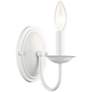 Thumbnail2 of Home Basics 9 1/4" High White Wall Sconce