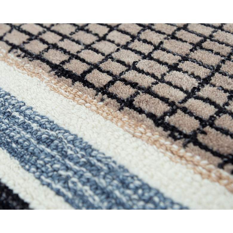 Image 3 Home KNA897 5'x7'6" Brown and Gray Rectangular Area Rug more views