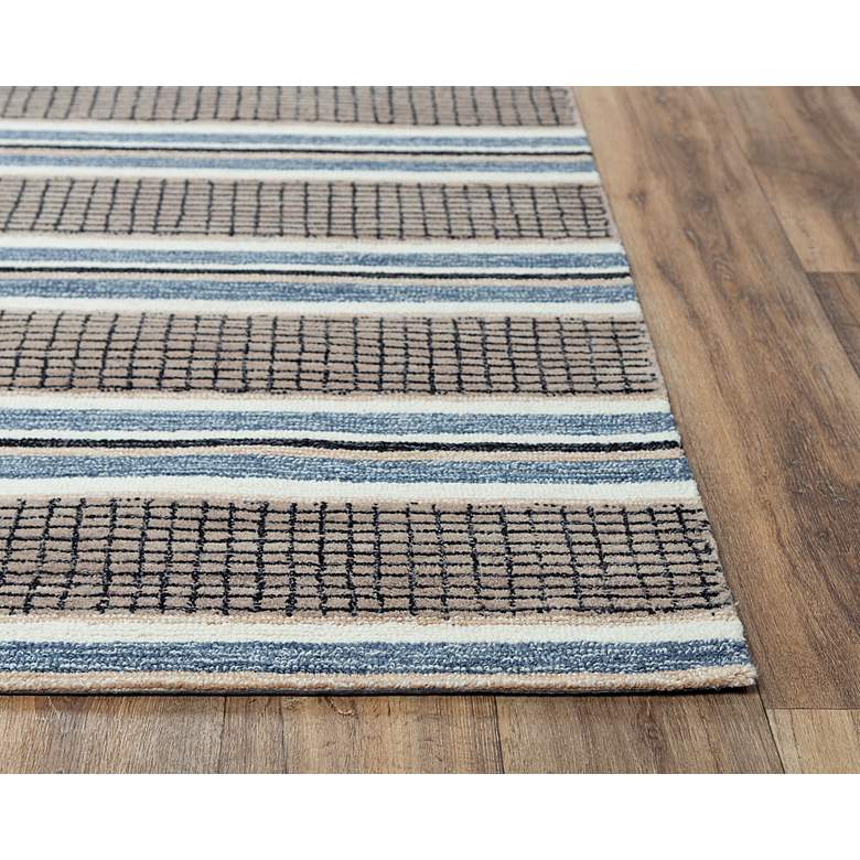 Image 4 Home KNA897 5&#39;x7&#39;6 inch Brown and Gray Rectangular Area Rug more views