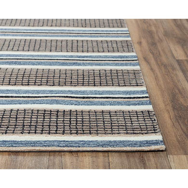 Image 4 Home KNA897 5'x7'6" Brown and Gray Rectangular Area Rug more views