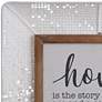 Home Story 24" Square Tray Metal Framed Wall Art