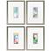Homecoming I 18"W x 24"H Framed Art Set of 4