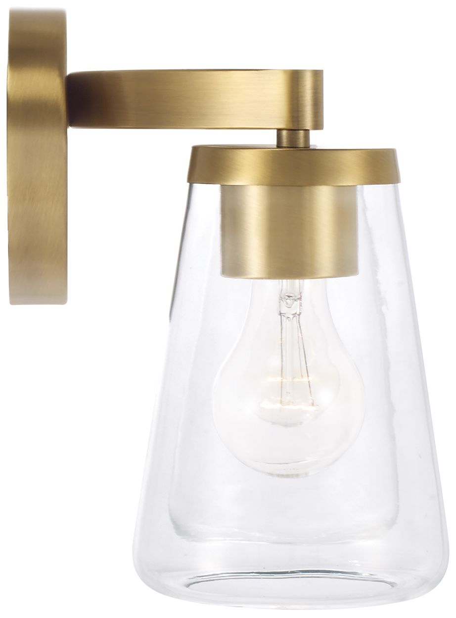 Image 4 HomePlace Lighting Aaron 2 Light Vanity 15" Aged Brass more views
