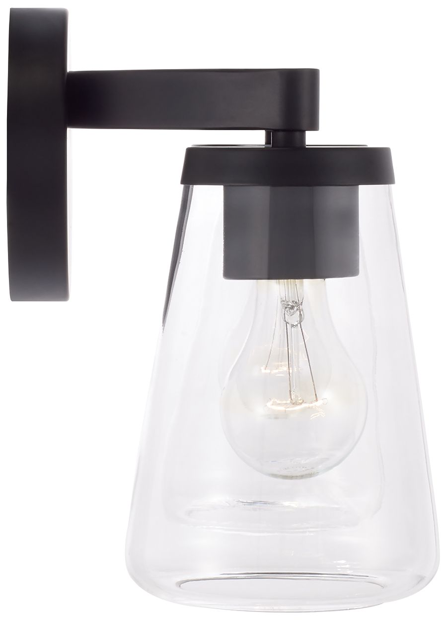 Image 4 HomePlace Lighting Aaron 2 Light Vanity 15" Matte Black more views
